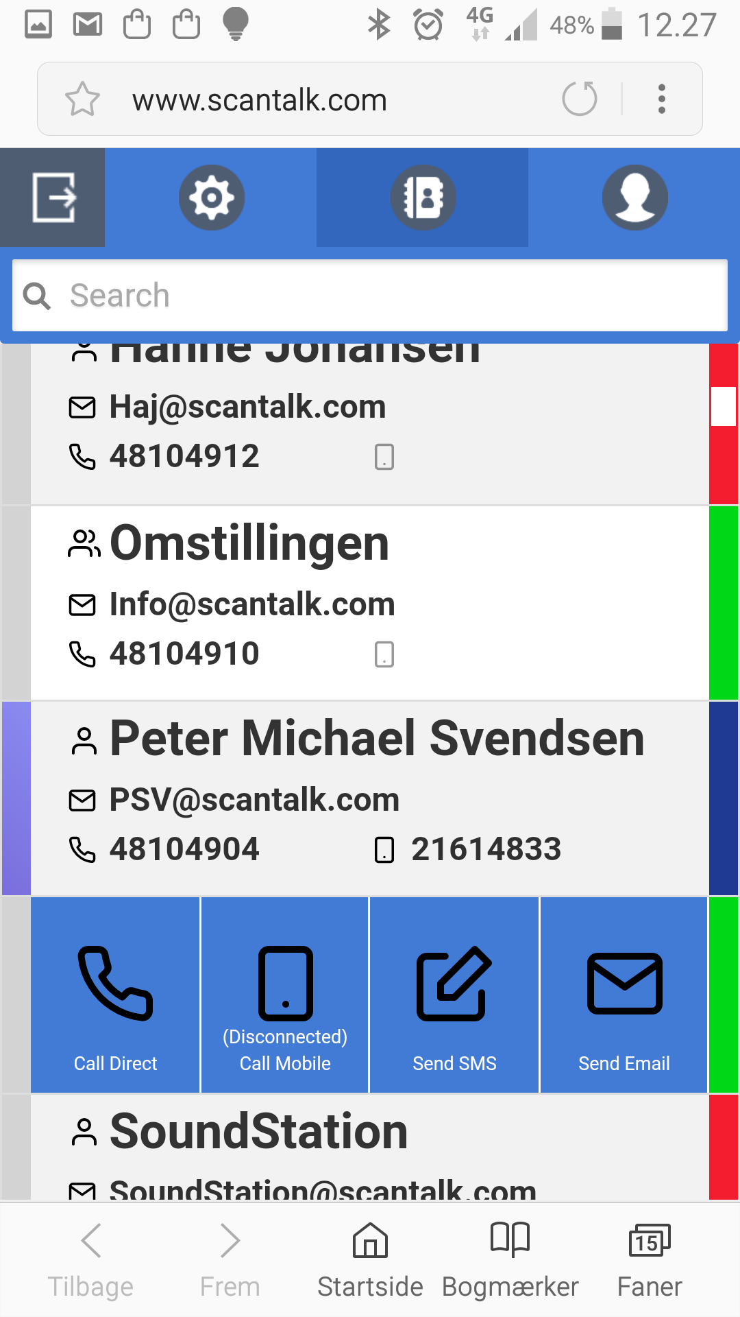 SmartDirectory - Unified Directory for Mobile devices